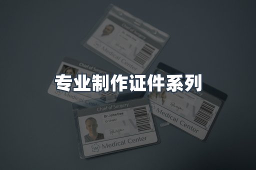 专业制作证件系列
